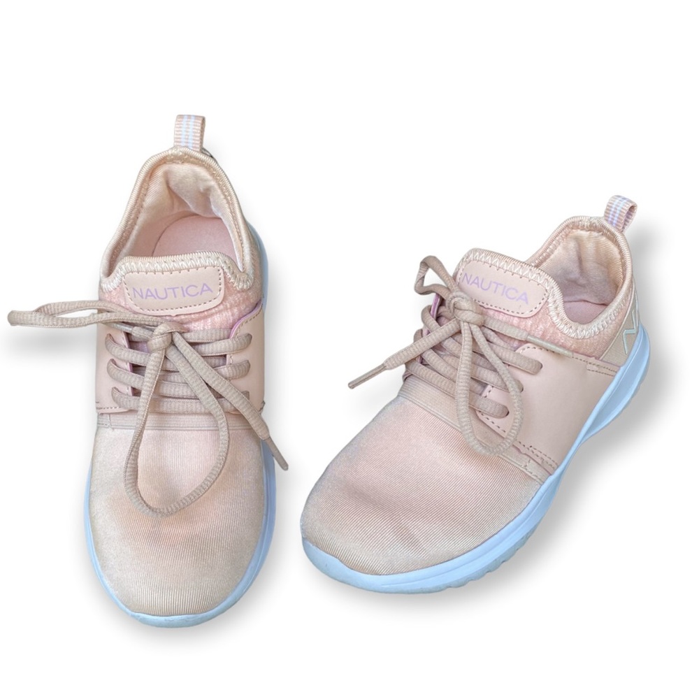 Nautica Girls’ Light Pink Slip On Sneakers